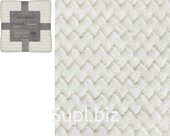 Decorative bedspread Zigzag flannel, 180x200cm, density 250g/m2