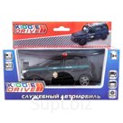 Автомобиль игрушечный, черный, инерционный, свет, звук