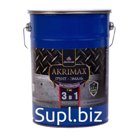 Грунт-эмаль 3в1 быстросохнущая матовая Akrimax-Рremium шоколадная 6 кг