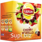 Чай Lipton "Cherry Morello", черный, с вишней, 20 пакетиков-пирамидок по 1,7г
