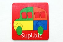 Яркий и красочный пазл Автобус, состоящий из деталей нескольких цветов. Процесс собирания головоломки – непростая задача, она требует внимательности и сообрази…