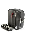 Сумка мужская, нат.кожа, 615 (планшет мал.), черный флотер