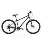 Велосипед Stark'22 Respect 26.1 D Microshift Steel черный/зеленый
