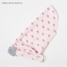 Косынка (панама) в горох Крошка Я, розовый, р.42
