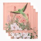 Набор салфеток «Этель» Tropical animals, 40×40 см - 4 шт., 100% хлопок., 190 г/м²