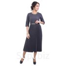 Платье женское, размер 44, цвет серый