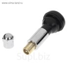 Вентиль для бескамерных шин TR414, хромированный, фасовка по 100 шт