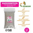 Наполнитель гигиенический  "Пижон" , для длинношерстных ,6,3 кг впитыв. до 12 л  фр 6-10