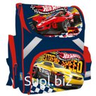 Ранец с наполнением Академия Групп "Hot Wheels", 35*26,5*13см, 1отд., 3карм., эргон. спинка,подарок
