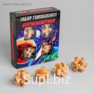 Набор деревянных головоломок «Космонавтика» 4 шт