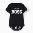 Боди «Крошка Я» Little Boss, рост 80-86 см, чёрное