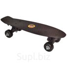 Скейтборд пластиковый 41x12cm (черный) (SK403 E33085 )
