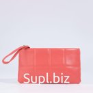 Сумка-клатч на молнии, цвет красный