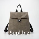 Рюкзак на клапане, цвет серый