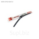 Щетка стеклоочистителя бескаркасная, 43 см,17" SKYWAY, 1 шт универсальный адаптер