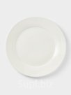Тарелка обеденная Доляна White Label, d=22.5 см, с утолщённым краем, фарфор, белая