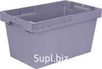 Ящик сплошной 490×300×260 мм, объем 38.22 л., арт.: Free Box 260, серый, код: 16759