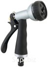 Пистолет для полива Aqualin AT05, 5 режимов, серо-черный