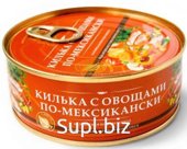 Килька балт.н/р обж с овощами в т/с по-мексиканск 240г с/кл/За родину/