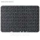 Коврик придверный King Size, 40х60 см, черный
