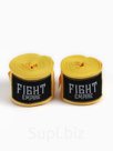 Бинты боксерские FIGHT EMPIRE, 5 метра, пара, жёлтые