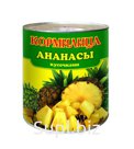 Ананасы Кормилица 580 мл. кусочки ж/б 1х24