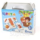 Игра настольная Десятое королевство "Цвета", 40 карточек, картонная коробка