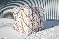 Зимняя палатка КУБ Зимний лес 220*220 см высота 215 см