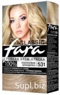 Fara Classic Краска для волос, тон 531 платиновый блодин, 150 г