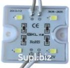 Светодиодный модуль  SMD 2835/4LED/W  IP65 0.72W 120°, 35х35х5мм Код 2835-4W