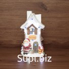 Керамическая фигурка Белый домик 15,7х11,7х28,4 см