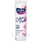 Ватные диски Aura "Beauty", прошитые, 100шт., полиэтиленовый пакет