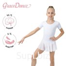 Купальник для гимнастики и танцев Grace Dance, р. 34, цвет белый