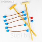 Игра «Крокет», в сумочке, МИКС