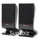 Crown CMS-601 USB, 6W; управление громкостью, разъём для наушников, кнопка включения, Длина кабеля между колонками 1м;Длина аудио-кабеля и питания 2м.