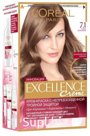Крем-краска стойкая для волос L'Oreal Paris «Excellence», русый пепельный, тон 7.1