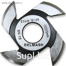 Фреза радиусная для фрезерования полуштапов, BELMASH 125×32×8 мм (правая)