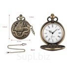 Часы карманные "Дракон", кварцевые, циферблат d=4.7 см, цепочка 38 см