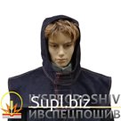 Подшлемник спилковый с пелериной зимний