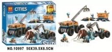 Конструктор BELA 10997 Сити Арктика Передвижная арктическая база 731 дет. 50х39.5х8.5см