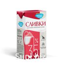 Сливки "Чудское озеро" натуральные для взбивания 35%, 1л
