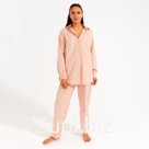 Брюки домашние женские MINAKU: Home collection, цвет персиковый, размер 48