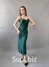 Платье VOSQ. Цвет: Изумрудный. Артикул: AW23-PLZ250