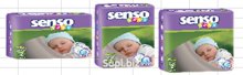 Детские подгузники "Senso Baby" (сегмент "средний") mini В2 (3-6 кг) 26 шт