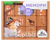 Игра настольная «Мемори» Лесные животные Артикул: 88121_вывод