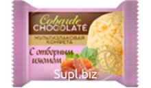 КОНФЕТЫ вес. "COBARDE EI CHOCOLATE" мультизлаковые с изюмом 1/5 уп./1 кг, ВАШ Шоколатье