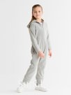 Комбинезон флисовый детский MINAKU: Fleece Soft, серый, рост 98 см