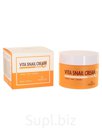 СКХ Vita Snail Крем освежающий с витаминами и муцином улитки The Skin House Vita Snail Cream, 50ml