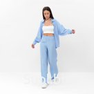 Костюм женский (рубашка, брюки) MIST Summer Time, размер 50, голубой