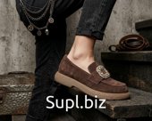 Мокасины Женские Коричневые